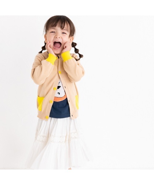 ami amie カーディガン サボテン刺繍カーディガン キッズ 子供服
