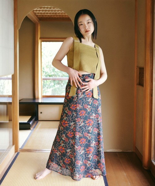 Tina：Jojun 小花柄 マーメイドスカート TINA：JOJUN 小花柄 マーメイドスカート TINA：JOJUN 全2色｜tnj611-0590【1