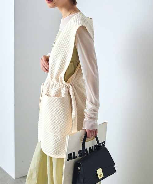 forksy.（フォルクシー） ベスト ジレ 「forksy.」ウエストドロスト