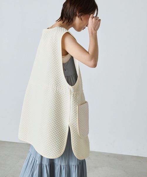 フォルテフォルテ キルティングベスト ジレ forte_forte フォルテ