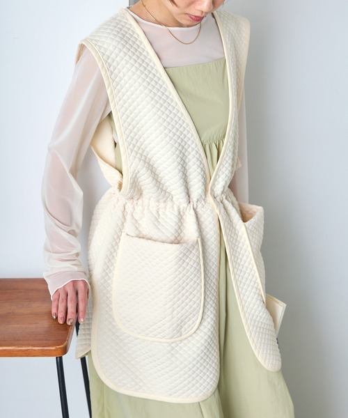 forksy.（フォルクシー） ベスト ジレ 「forksy.」ウエストドロスト