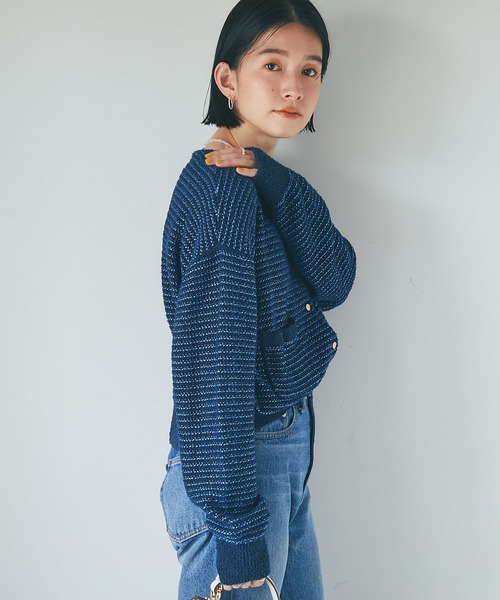 RIVE DROITE（リヴドロワ） カーディガン ツイードカーディガン