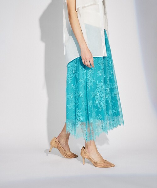 グレースコンチネンタル　レースフレアスカート GRACE CONTINENTAL（グレースコンチネンタル） スカート レースフレア