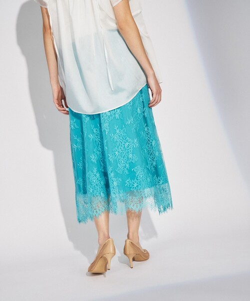 グレースコンチネンタル　レースフレアスカート GRACE CONTINENTAL（グレースコンチネンタル） スカート レースフレア