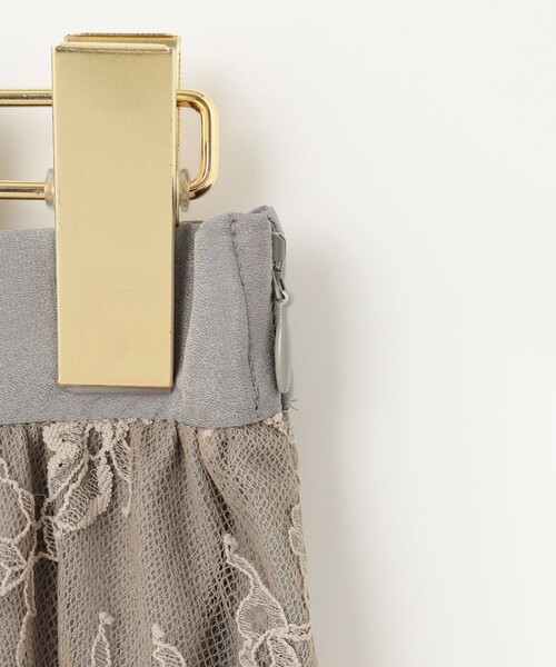 グレースコンチネンタル　レースフレアスカート GRACE CONTINENTAL（グレースコンチネンタル） スカート レースフレア