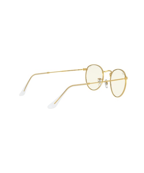 Ray-Ban クリアグリーンラウンドサングラス 調光EVOLVE ROUND（Ray-Ban） レイバン サングラス ラウンドメタル