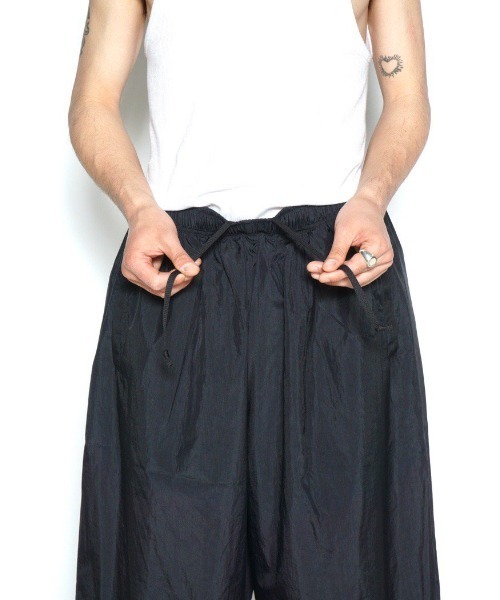 LOCALINA パンツ nylon baggy pants メンズ レディース