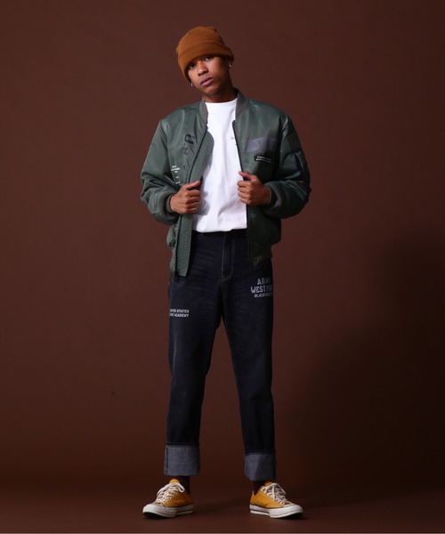 AVIREX ma1 ma-1 REFLECT STENCIL MA-1 FLIGHT JACKET