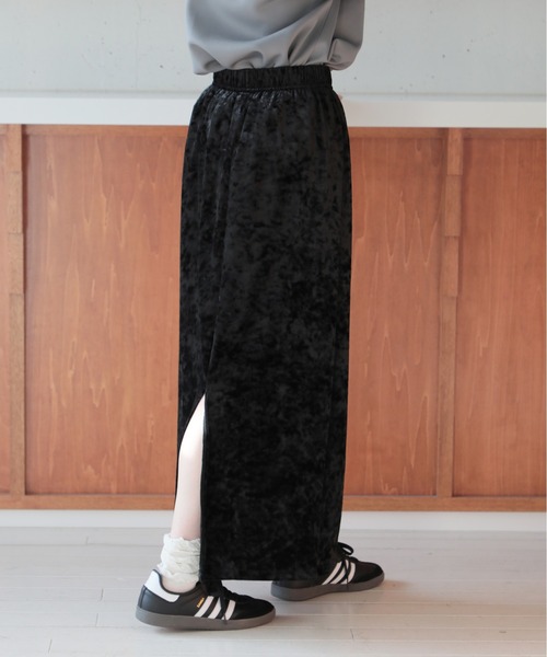 SETUP7（セットアップセブン） スカート 「SETUP7」クラッシュベロア