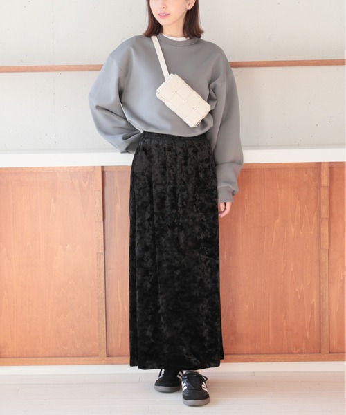 SETUP7（セットアップセブン） スカート 「SETUP7」クラッシュベロア