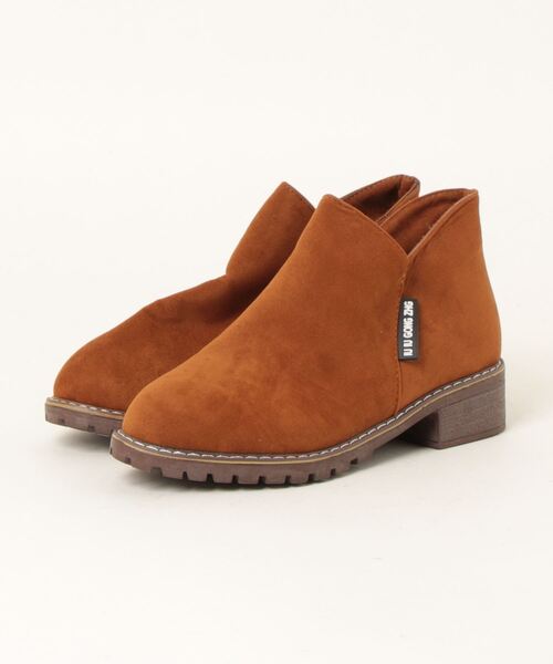 Suede Ankle Boots スエード アンクルブーツ STYLEBLOCK ブーツ スエード調アンクルブーツ レディース