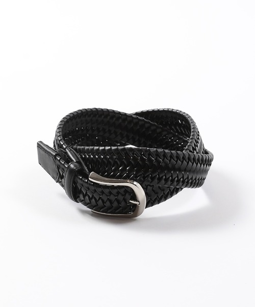 メンズビギ（MEN’S BIGI）/【DOMODOSSOLA】レザーメッシュプレーンベルト MEN'S BIGI（メンズビギ） ベルト 「DOMODOSSOLA」レザーメッシュ