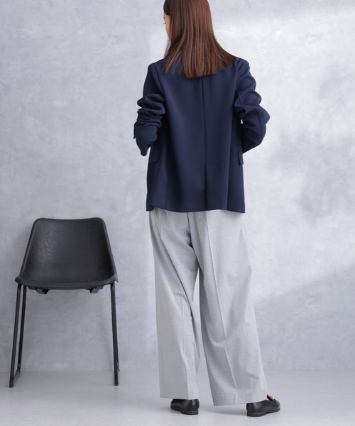 さらに値下げしました★新品未使用 nano universe ストレッチパンツ NANO universe スラックス 「N TROUSERS PREMIUM」TEXBRID(R)撥