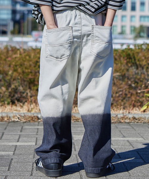 クリーム色 ストレートデニム イタリア製 ストレートデニム[品番：EHEW0039884]｜CRAFT STANDARD BOUTIQUE