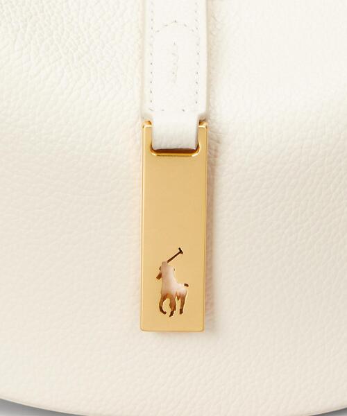 ショルダーバッグ バッグ Polo ID レザー ミニ ショルダー バッグ レディースの画像