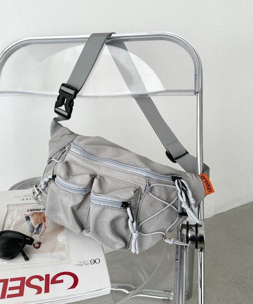 CLEA ウエストポーチ ウエストバッグ ドロストポケットボディバッグ