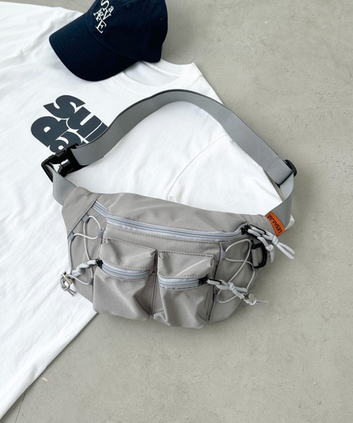 CLEA ウエストポーチ ウエストバッグ ドロストポケットボディバッグ