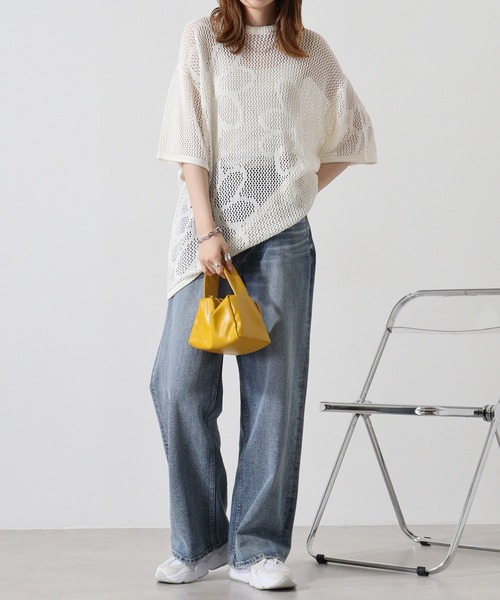 ニット セーター FLOWER MESH ニット レディース LAGUA GEM | FLOWER MESH ニット (ニット ) |SHEL'TTER WEBSTORE