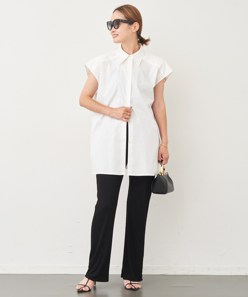 Deuxieme Classe パンツ Rayon リブパンツ レディース