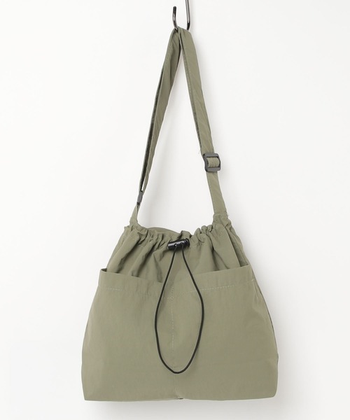【AKI】バッグ他4点 名品】4WAYレザー巾着ショルダーバッグ［chi企画］ （ショルダー