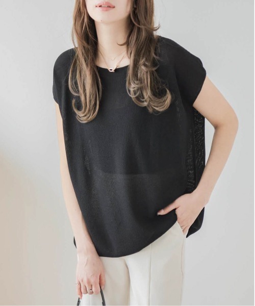 tシャツ 半袖 鹿の子編みサマーニットトップス レディース : ZOZOTOWN