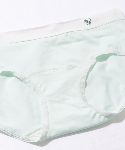 Lace Ladies ショーツ 「6枚セット」 ハート付き バイカラー