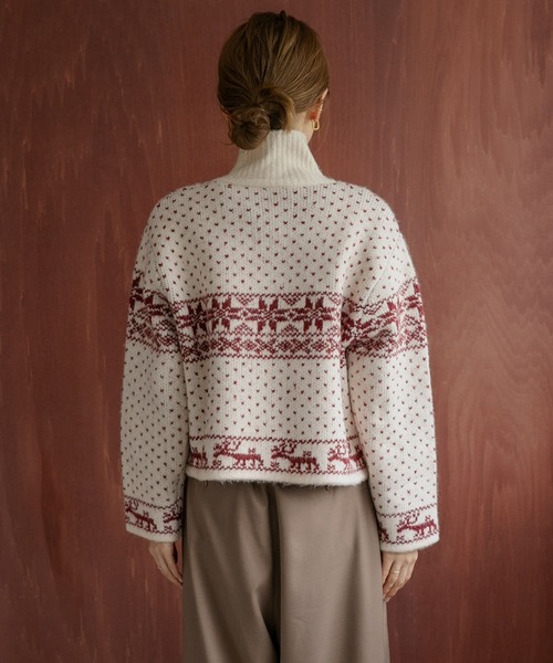 URBAN RESEARCH Sonny Label ニット セーター ノルディック柄