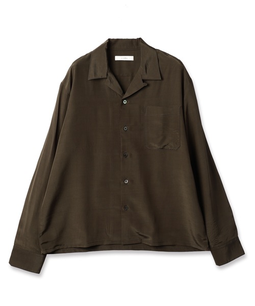 JieDa（ジエダ） シャツ RAYON WOOL OPEN COLLAR SHIRT メンズ