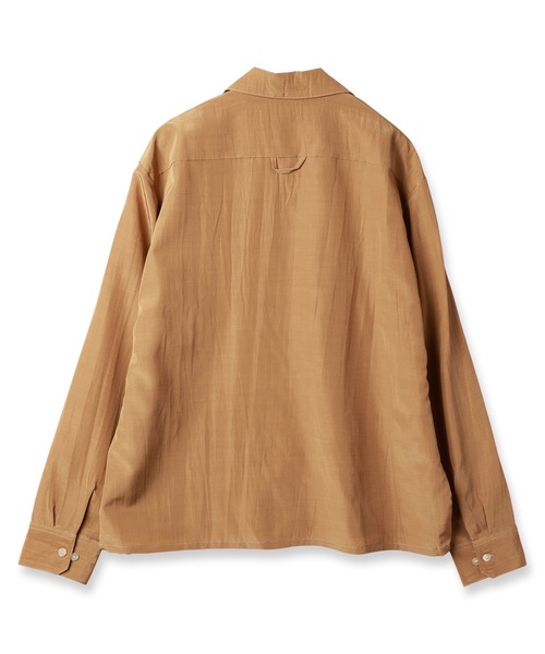 JieDa（ジエダ） シャツ RAYON WOOL OPEN COLLAR SHIRT メンズ