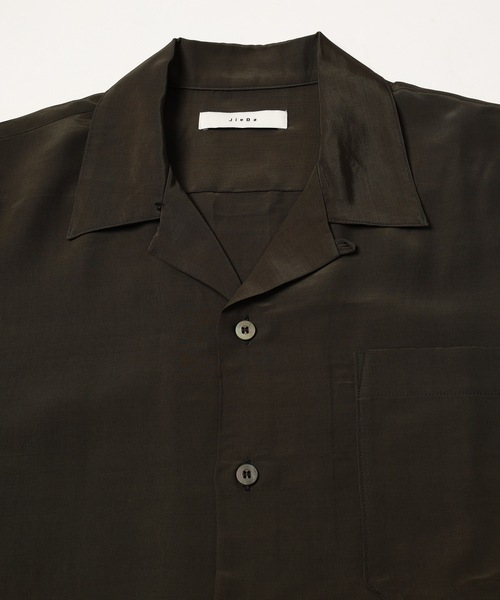 JieDa（ジエダ） シャツ RAYON WOOL OPEN COLLAR SHIRT メンズ