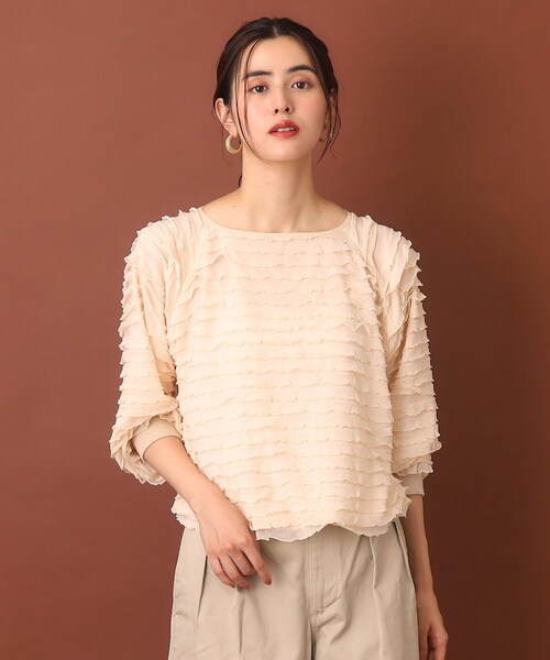 美品 定価2.5万*人気 ドレステリア ふんわりロングニットプルオーバー ◇【再入荷】デキシー吊裏毛プルオーバー（スウェット・トレーナー