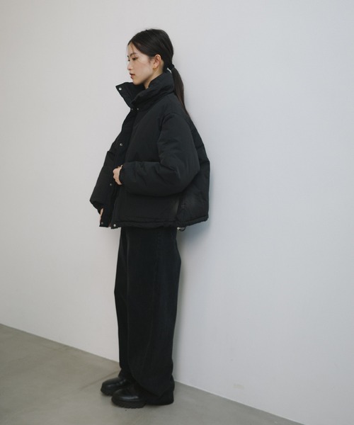 andme（アンドミー） ダウンコート ダウンジャケット ダブルポケット