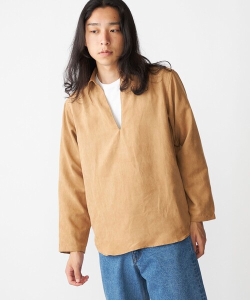 SHIPS（シップス） シャツ BENCH MARKING SHIRT: スキッパー