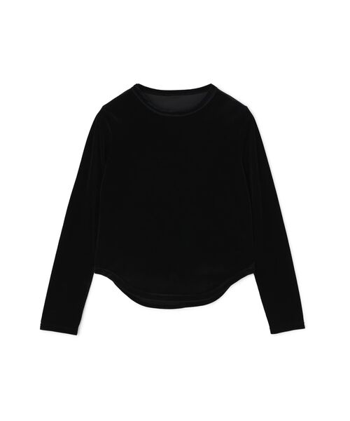 STRATA tシャツ シアートリコットベロアロンT「低身長・小柄女性