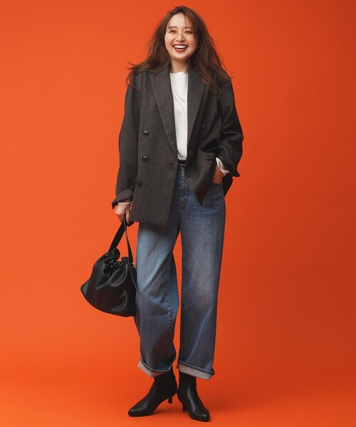 uncrave（アンクレイヴ） コート アウター ウォッシャブル ツイード