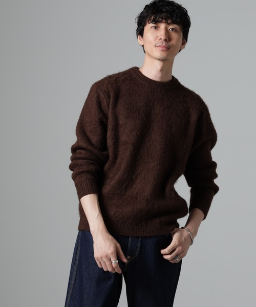 NANO universe（ナノ・ユニバース） セーター ニット モヘヤライクプル