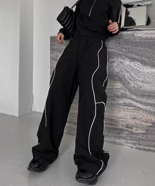 NOWLE（ノウル） パンツ 「NOWLE」スポーツミックス サイドライン