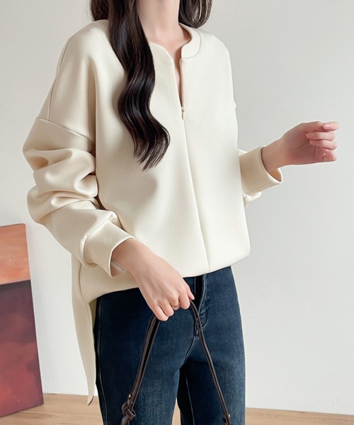 ABITOKYO（アビトーキョー） トレーナー スウェット ハーフジップ