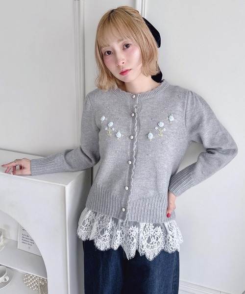 新品　Vlas Blomme⭐︎レース付きキャミソール 手軽にお洒落の幅を広げてくれる。 バテンレースの人気アイテム
