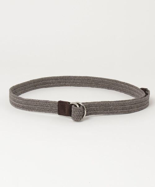 BEAMS F ベルト 「別注」ATHISON / リネン メッシュ ダブル