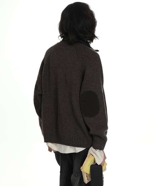 MASONPRINCE カーディガン オーバーサイズ シャツドッキング