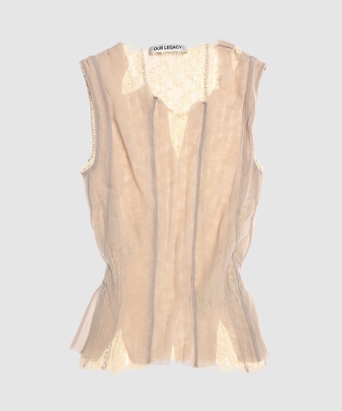 ベスト ジレ OUR LEGACY RAGGED VEST レディース