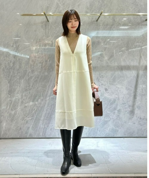 allureville ホワイトリブセーター ◇ キリカエリブプルオーバー|allureville OFFICIAL SITE