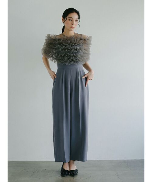 LAGUNAMOON（ラグナムーン） パンツドレス LADYチュールオフショル