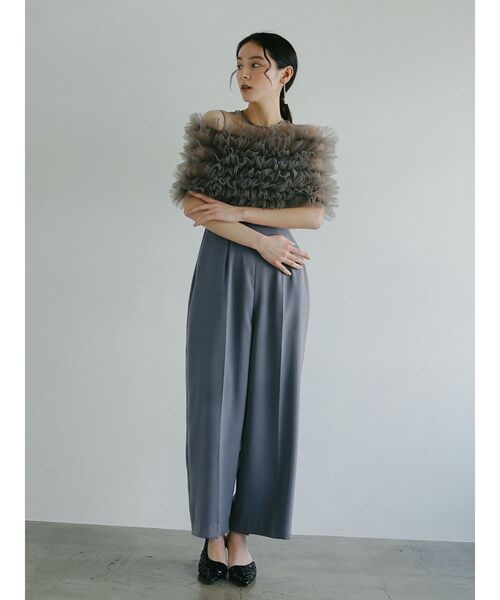 LAGUNAMOON（ラグナムーン） パンツドレス LADYチュールオフショル