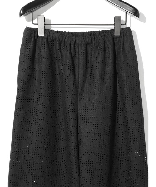 MIDIUMISOLID パンツ for Ladies レースイージーパンツ