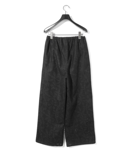 美品！midiumisolid 現行販売品　フリンジ　レース　イージーパンツ MARcourt｜MIDIUMISOLID for Ladies レースイージーパンツ