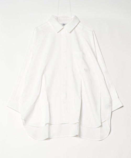 ブラウス シャツ プレミアム エッセンシャルズ 長袖シャツ / アディダスオリジナルス adidas Originals レディース adidas ブラウス シャツ プレミアム エッセンシャルズ 長袖