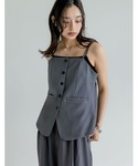 キャミソール 「新色追加」ストレッチミックスツ...の詳細画像4