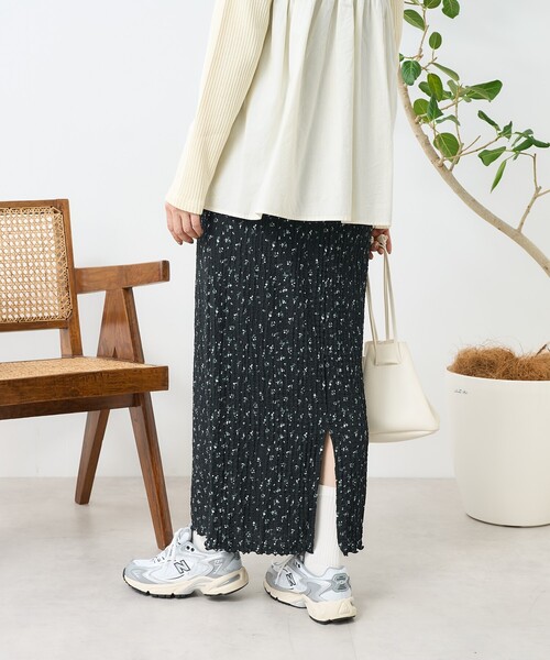 ブルマリン Blumarine 花柄 フレア ストレッチ ふんわり スカート FREAK'S STORE スカート 花柄 ストレッチスカート : ZOZOTOWN